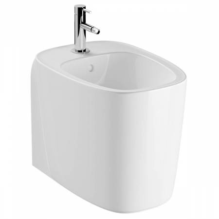 Bideuri pe pardoseala - Bideu pe pardoseala lipit de perete, 55cm, fara orificii laterale | 7816B403-0288