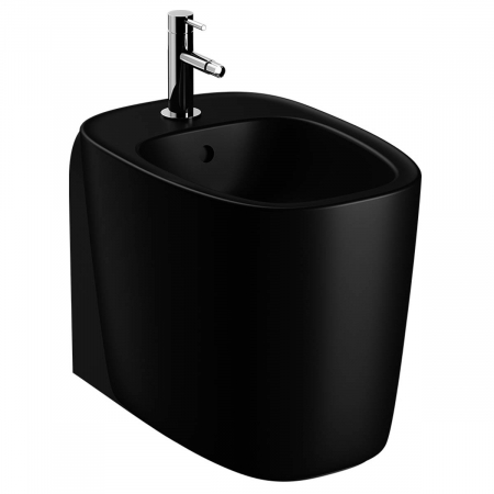 Bideuri pe pardoseala - Bideu pe pardoseala lipit de perete, 55cm, fara orificii laterale | 7816B483-0288