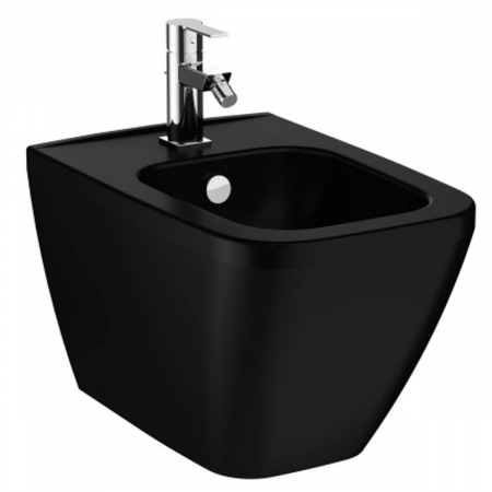 Bideuri si componente - Bideu suspendat 54cm cu orificii laterale, negru mat | 7083B083-0290