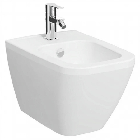 Bideuri si componente - Bideu suspendat 54cm fara orificii laterale, alb mat | 7083B001-0288