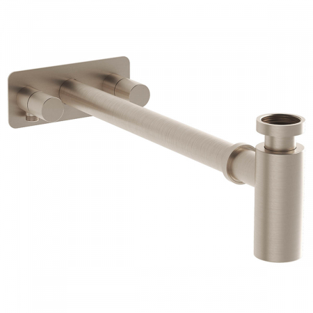 Produse in stoc - Sifon scurgere pentru lavoar, symmetric, rozette, nichel periat, colectia Waste Trap| A4515934