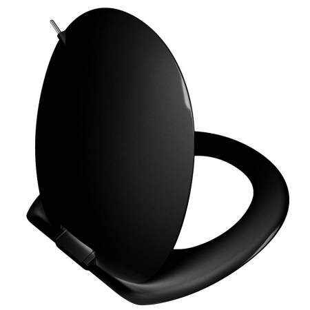 Capace WC - Capac WC, duroplast, inchidere lenta soft close, balamale detasabile, fara led - uri, negru | 166-070-109