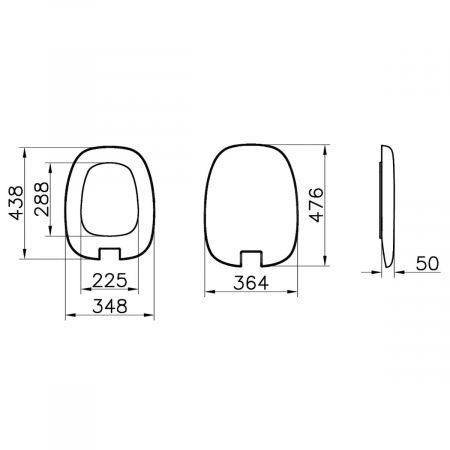 Capac WC mat taupe duroplast, inchidere lenta soft close, culoare cupru detasabil cu balamale metalice, fixare de sus, functie de eliberare rapida | 126-020-029 [1]