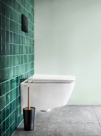 Capac WC slim, duroplast, inchidere lenta soft close, detasabil cu balamale metalice, fixare de sus, alb | 119-003-009 [2]