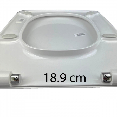 Capac WC slim, inchidere lenta soft close, design Metropole | 122-003-009 [3]