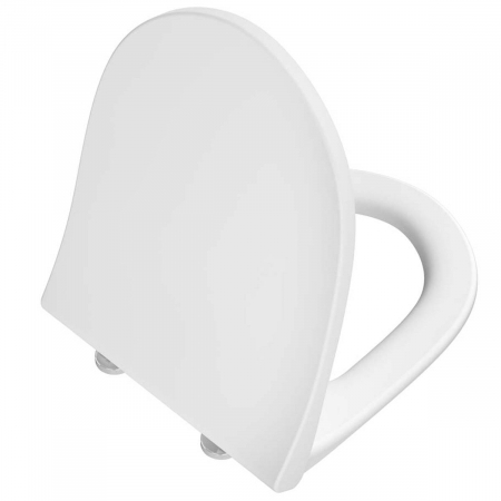 capac WC slim, inchidere lenta soft close, alb mat | 130-001-009