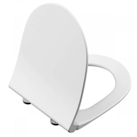 capac WC slim, inchidere lenta soft close, functie de eliberare rapida, alb | 120-003R009