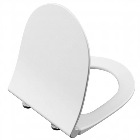 Capace WC - capac WC slim, inchidere lenta soft close, functie de eliberare rapida, alb mat | 120-001R009