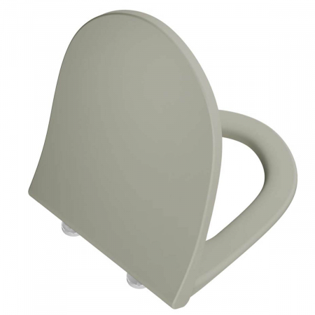 capac WC slim, inchidere lenta soft close, functie de eliberare rapida, taupe mat | 130-020R009
