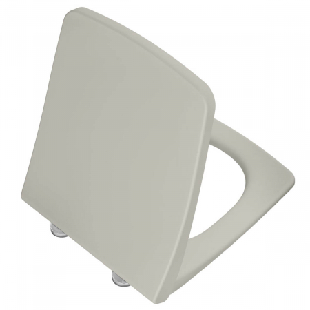 Capace WC - Capac WC slim, inchidere lenta soft close, functie de eliberare rapida, taupe mat | 132-020R009