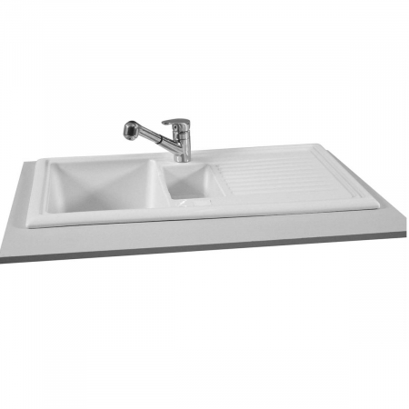 Bucatarie - Chiuveta bucatarie 100cm fara orificiul preaplin | 4081B003-0379