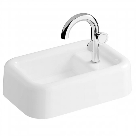 Lavoare - Lavoar / chiuveta baie Majordom, cu orificiu pentru baterie, fara orificiul preaplin 60cm | 7315B403-0041