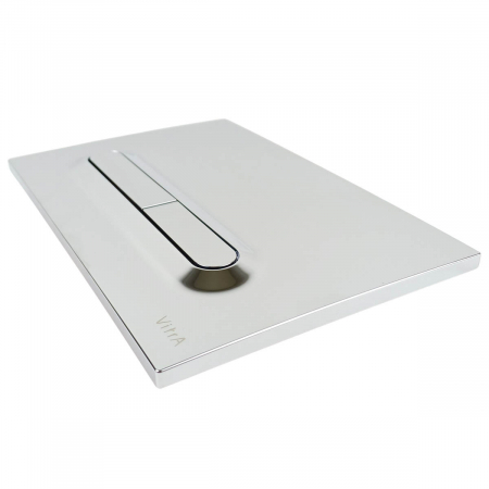 Clapetă de acționare Loop T, crom, acționare prin buton | 740-0780 [8]