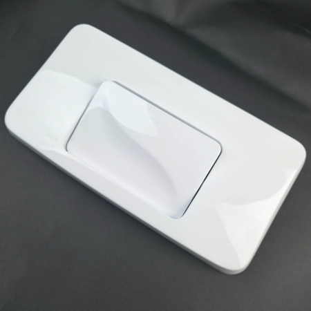 Clapeta de actionare VitrA cu un singur buton, alb | 426238YP [4]