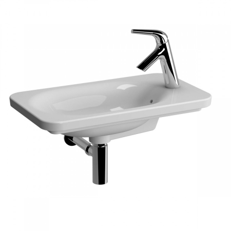 Compact basin, 60x35cm, orificiu pentru baterie pe dreapta, cu orificiul preaplin | 5689B003-0029