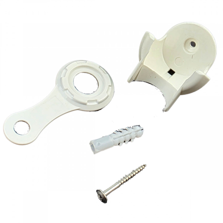 Dus igienic de mana, cu furtun alb plastic 120cm, buton actionare in partea interioara | 4028 [4]