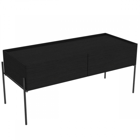 Mobilier de baie - Equal lower unit 100cm, patterned negru oak | 64111