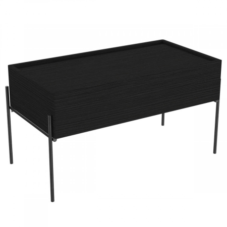 Mobilier de baie - Equal lower unit 80cm, patterned negru oak | 64109