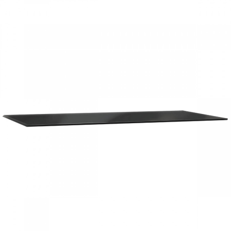 Accesorii mobilier baie - Frame glass counter, fara orificiu robinet 100cm, negru | 61641