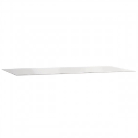Accesorii mobilier baie - Frame glass counter, fara orificiu robinet 100cm, alb | 61640