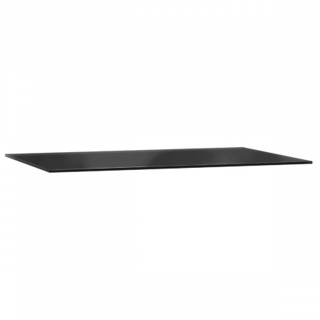 Accesorii mobilier baie - Frame glass counter, fara orificiu robinet 80cm, negru | 61638