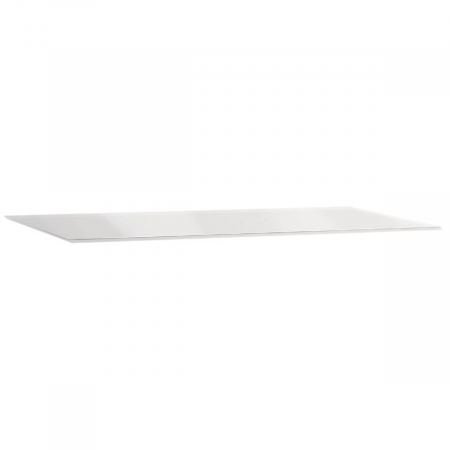 Accesorii mobilier baie - Frame glass counter, fara orificiu robinet 80cm, alb | 61637