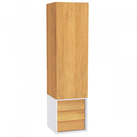 Mobilier de baie - Frame tall unit, 40cm, cu drawer unit, alb mat, dreapta | 61260