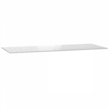 Accesorii mobilier baie - glass counter, fara hole 120 cm, alb | 66975