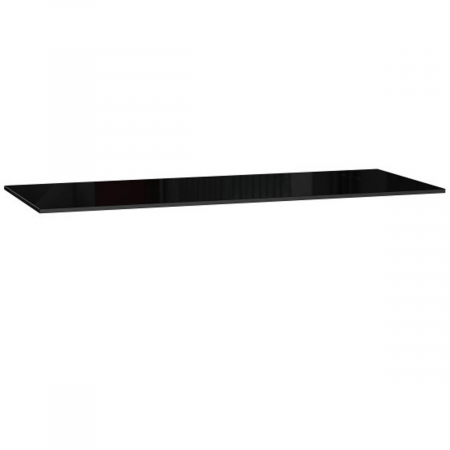 Accesorii mobilier baie - glass counter, fara hole 120 cm, negru | 66977