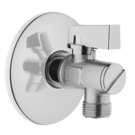 Robinete coltar - Robinet coltar cu filtru, filet alimentare G1/2 iesire G3/4, maneta metalica, 1/2”x3/8” | A45200EXP