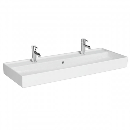 Lavoare - Lavoar / chiuveta baie 120cm x 46cm, cu orificiu pentru baterie, fara orificiul preaplin | 7418B003-0041