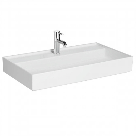 Lavoare - Lavoar / chiuveta baie 35cm x 63cm, cu orificiu pentru baterie, fara orificiul preaplin | 7415B003-0041