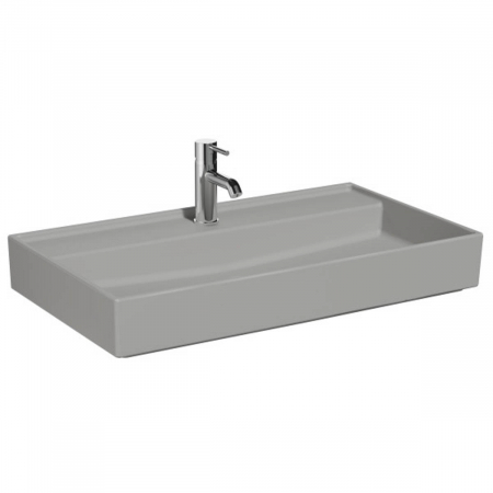 Lavoare - Lavoar / chiuveta baie 35cm x 63cm, cu orificiu pentru baterie, fara orificiul preaplin | 7415B076-0041