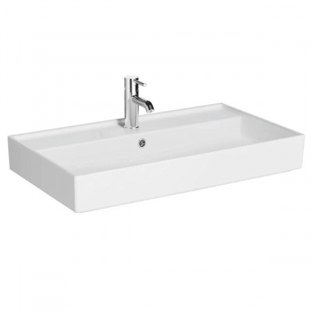 Lavoare - Lavoar / chiuveta baie 35cm x 63cm, cu orificiul pentru baterie si preaplin | 7415B003-0631