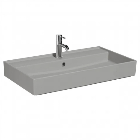 Lavoare - Lavoar / chiuveta baie 35cm x 63cm, cu orificiul pentru baterie si preaplin | 7415B076-0001