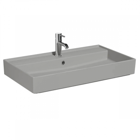 Lavoar / chiuveta baie 35cm x 63cm, cu orificiul pentru baterie si preaplin | 7415B076-0631