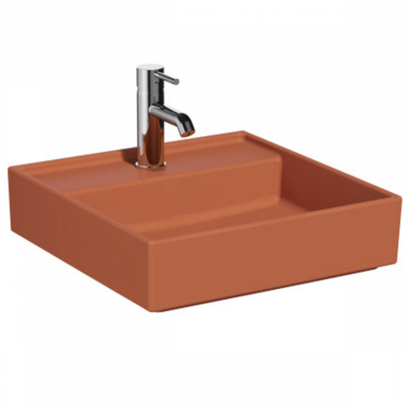 Lavoare - Lavoar / chiuveta baie 45cm x 46cm, cu orificiu pentru baterie, fara orificiul preaplin | 7413B077-0041