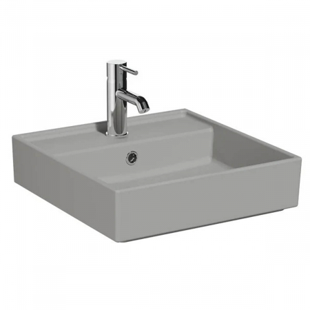 Lavoare - Lavoar / chiuveta baie 45cm x 46cm, cu orificiul pentru baterie si preaplin | 7413B076-0001