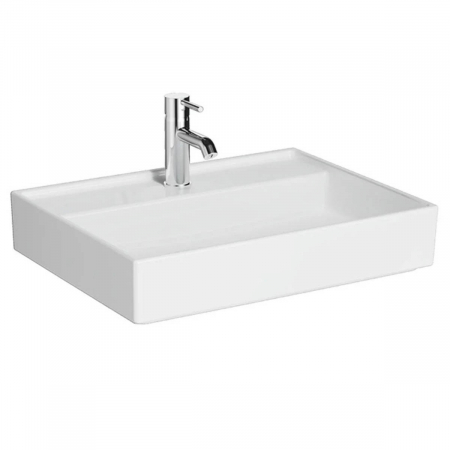 Lavoare - Lavoar / chiuveta baie 60cm x 46cm, cu orificiu pentru baterie, fara orificiul preaplin | 7414B003-0041