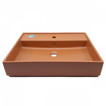 Lavoar / chiuveta baie 60cm x 46cm, cu orificiu pentru baterie, fara orificiul preaplin | 7414B077-0041 [4]