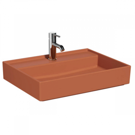 Lavoare - Lavoar / chiuveta baie 60cm x 46cm, cu orificiu pentru baterie, fara orificiul preaplin | 7414B077-0041