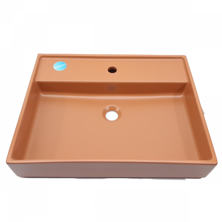 Lavoare - Lavoar / chiuveta baie 60cm x 46cm, cu orificiu pentru baterie, fara orificiul preaplin | 7414B077-0661