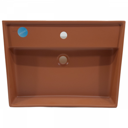 Lavoar / chiuveta baie 60cm x 46cm, cu orificiul pentru baterie si preaplin | 7414B077-0631 [2]