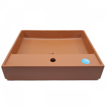 Lavoar / chiuveta baie 60cm x 46cm, cu orificiul pentru baterie si preaplin | 7414B077-0631 [5]