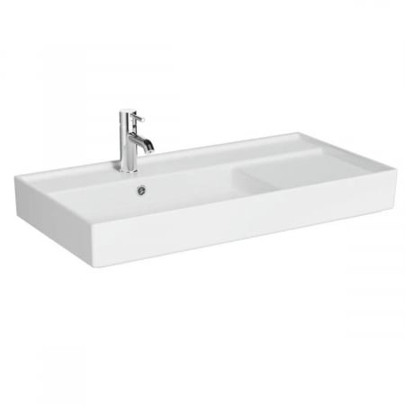 Lavoare - Lavoar / chiuveta baie 90cm x 46cm, cu orificiul pentru baterie si preaplin | 7416B003-0001