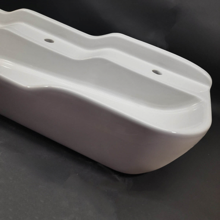 Lavoar / chiuveta baie copii cu 3 nivele, 125cm, 3 orificii pentru baterie, cu orificiul preaplin | 7352B003-1742 [8]