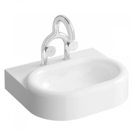 Lavoare - Lavoar / chiuveta baie cu 2 gauri pentru robinet, fara orificiul preaplin 60cm | 7316B403-1739