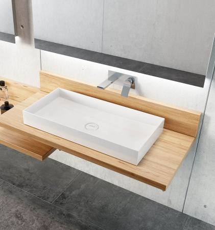 Lavoar / chiuveta baie dreptunghiulara tip bol 80cm | M58000001000 [2]