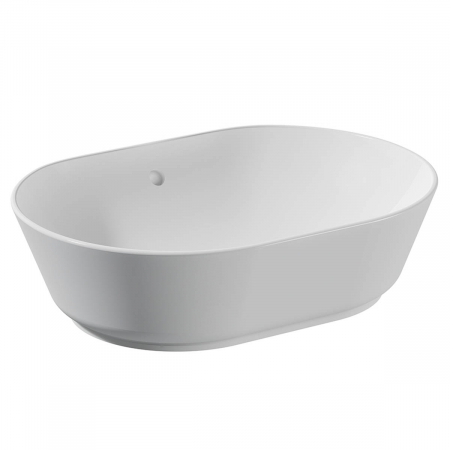 Lavoare - Lavoar / chiuveta baie ovala tip bol 55cm, fara orificiu baterie, cu orificiul preaplin | 7427B003-0012