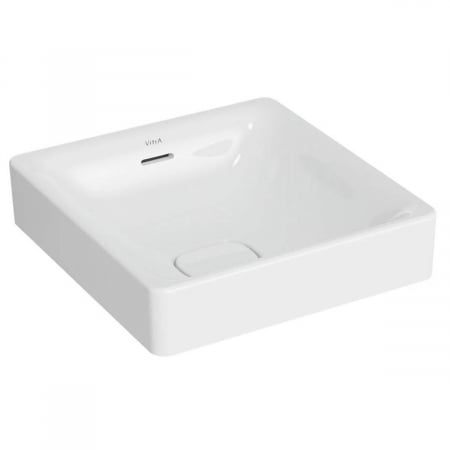 Lavoare - Lavoar / chiuveta baie patrata tip bol 40cm fara orificiu baterie, cu orificiul preaplin, pe blat | 7533B003-0673